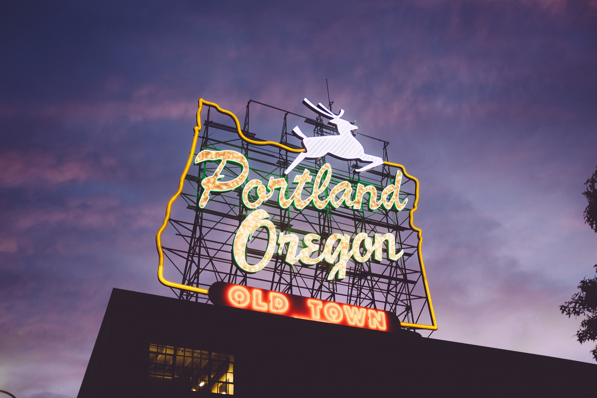 Sign: Portland Oregon
